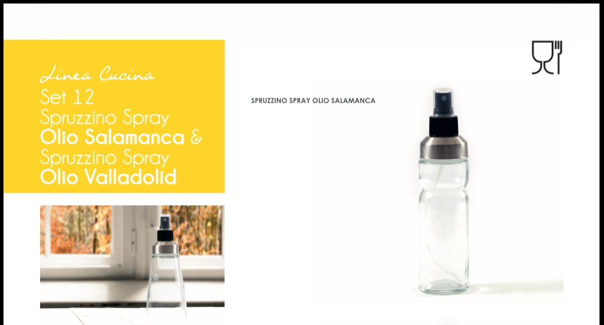 Contenitore per Olio con Beccuccio Dosatore